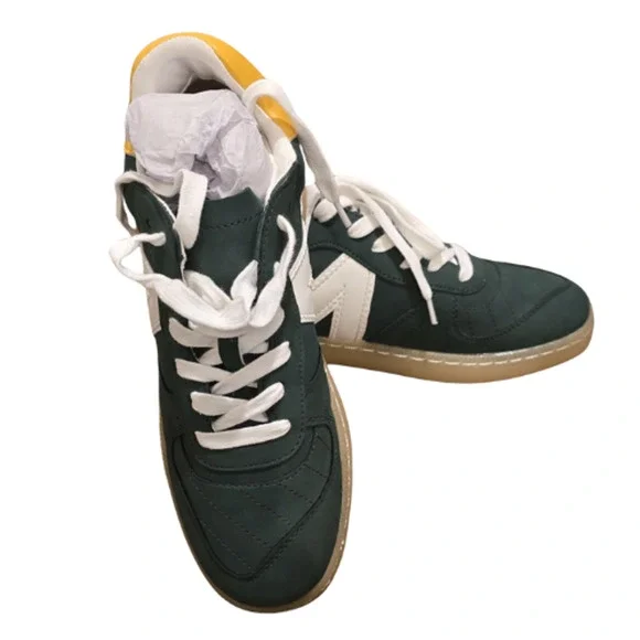 MIA - VESTA Leather Color Block Sneakers with Contoured Footbed NIB Size 10 - Picture 6 of 12